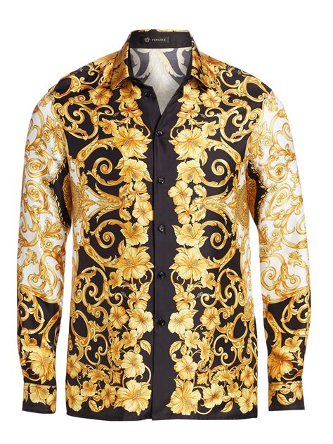 versace mens shirt price|big and tall versace shirts.